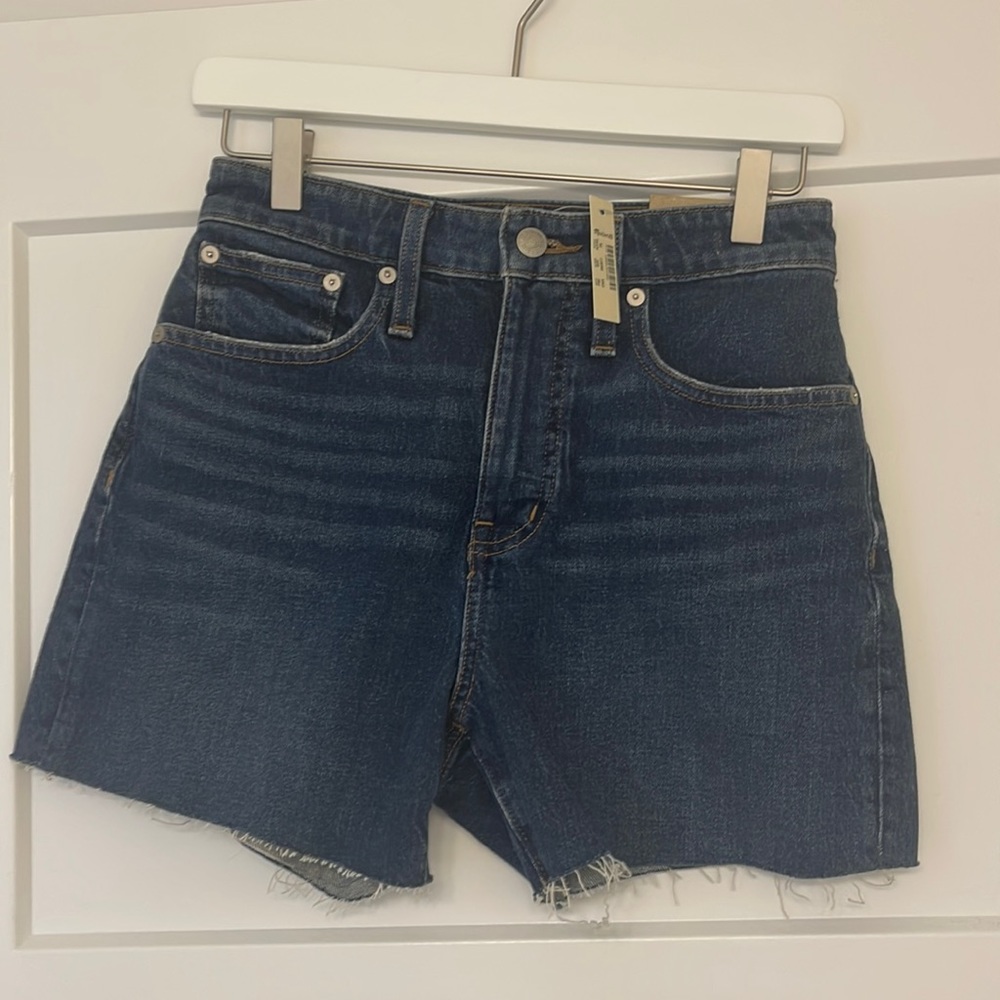 NWT Madewell Curvy Denim Shorts